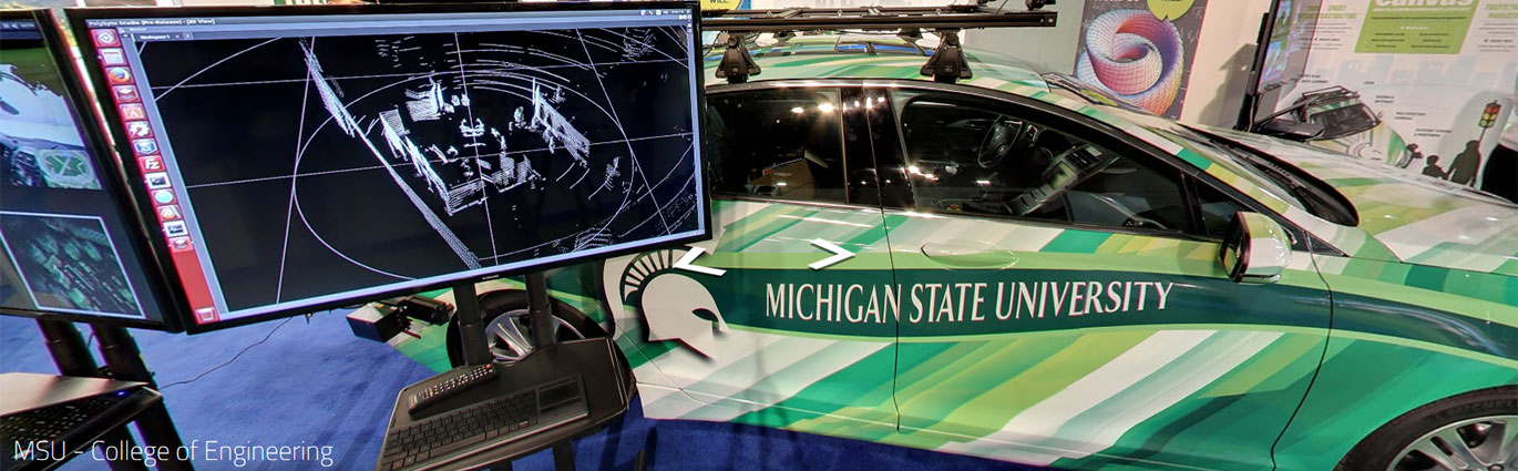 Photo of the CANVAS car at Auto-Mobili-D workshop